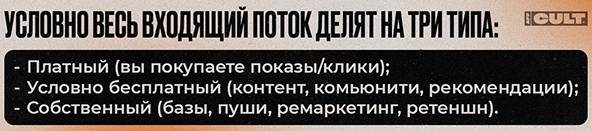 Условно весь входящий поток