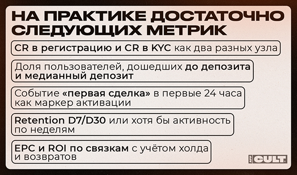 На практике достаточно следующих метрик