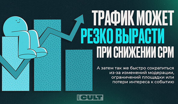 Трафик может резко вырасти при снижении СРМ